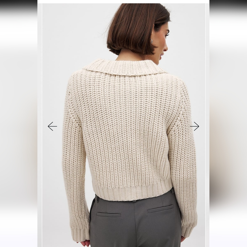NA-KD Knitted Cardigan Sweater Large - Picture 3 of 13